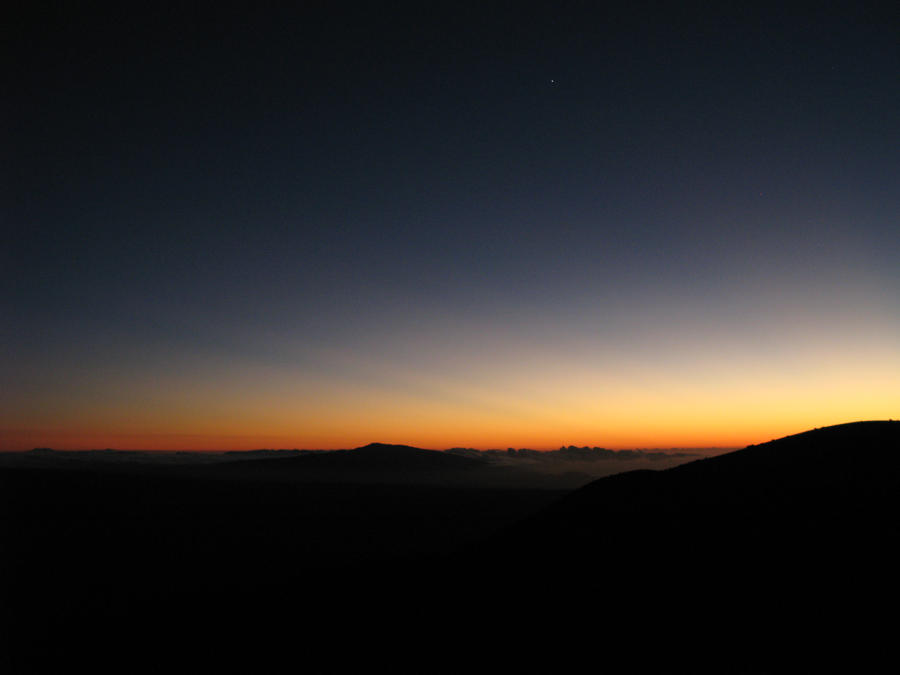 Sunset from Mauna Kea