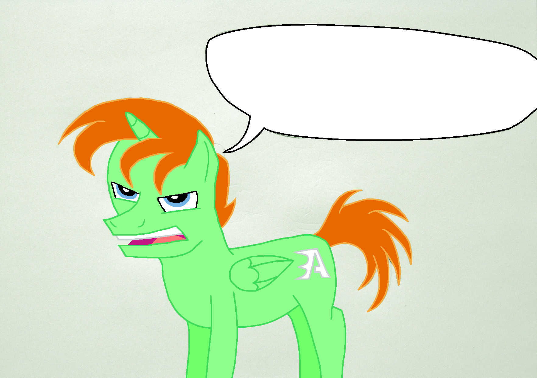 Alicorn Alex Cosmos ''Say What?!'' (First Draft)