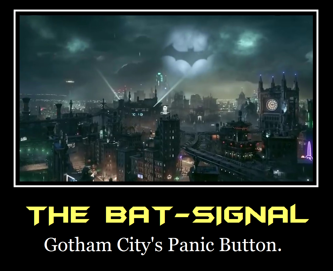 Bat-Signal Motivational