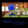 Sonic Boom Demotivational Humor