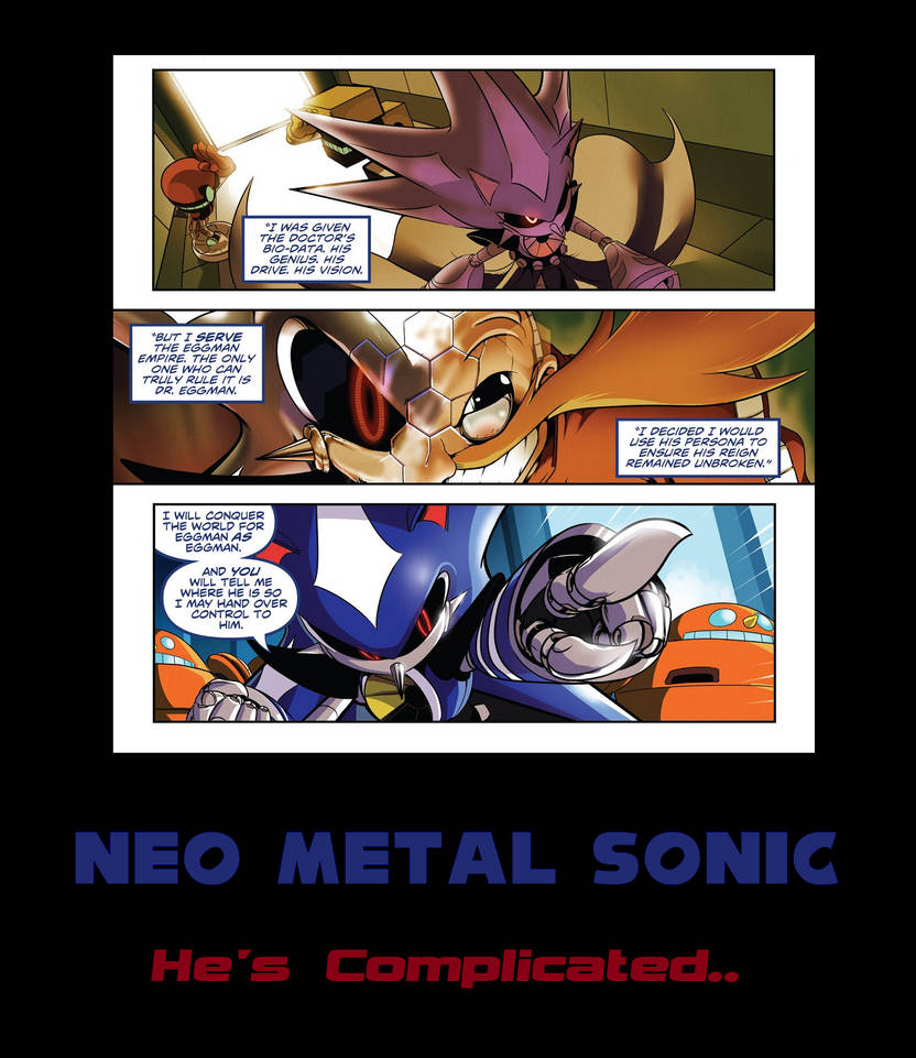 Neo Metal Sonic Comic #viral #foryou #sonic #sega #adventure