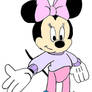 Minnie Mouse wears the clothes