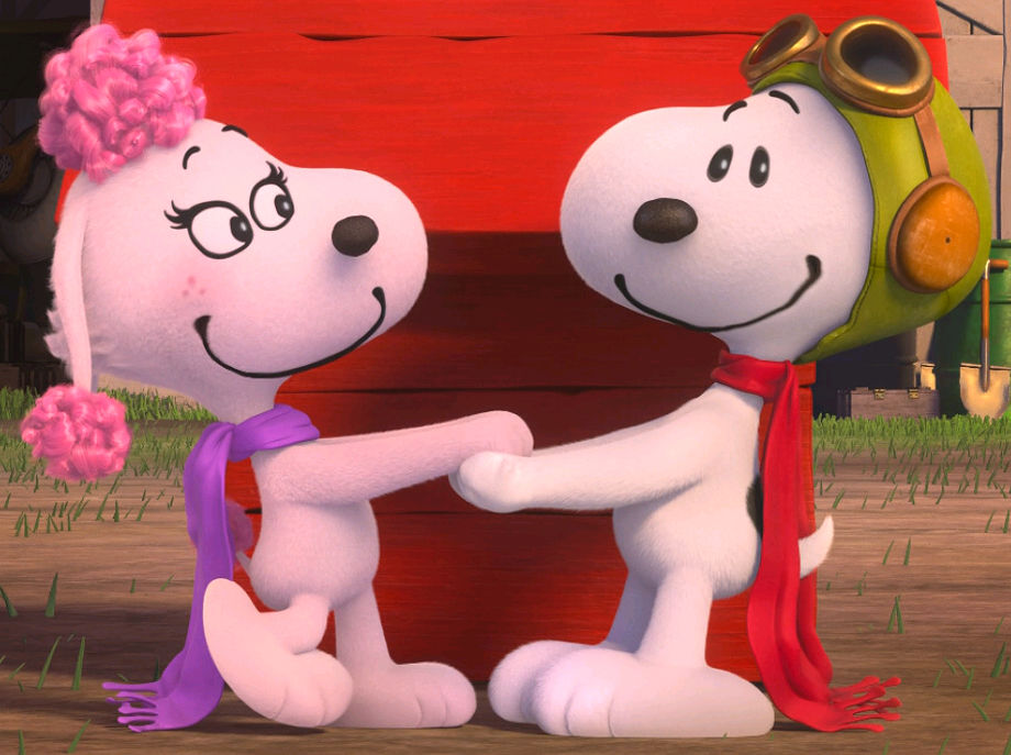 Snoopy and Fifi are happy for the scarf is return by tylerleejewell on Devi...