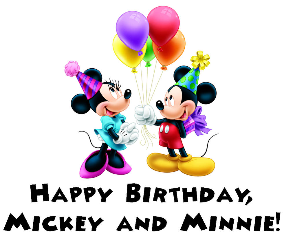 Happy Birthday, Mickey and Minnie! by tylerleejewell on DeviantArt