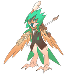 Violinist Decidueye | Pokemon Charity Collab by quinnwork