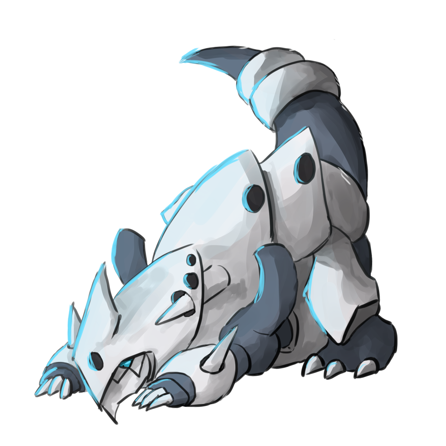 Mega Aggron by FichuZ on DeviantArt