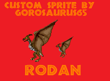 Custom Rodan Sprite