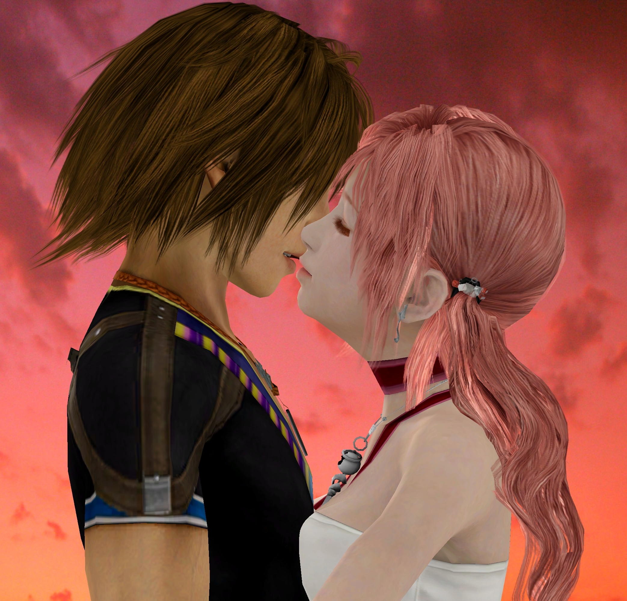 Kiss? Noel x Serah