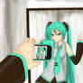 Selfie Hatsune Miku