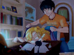 Percabeth-Working Late