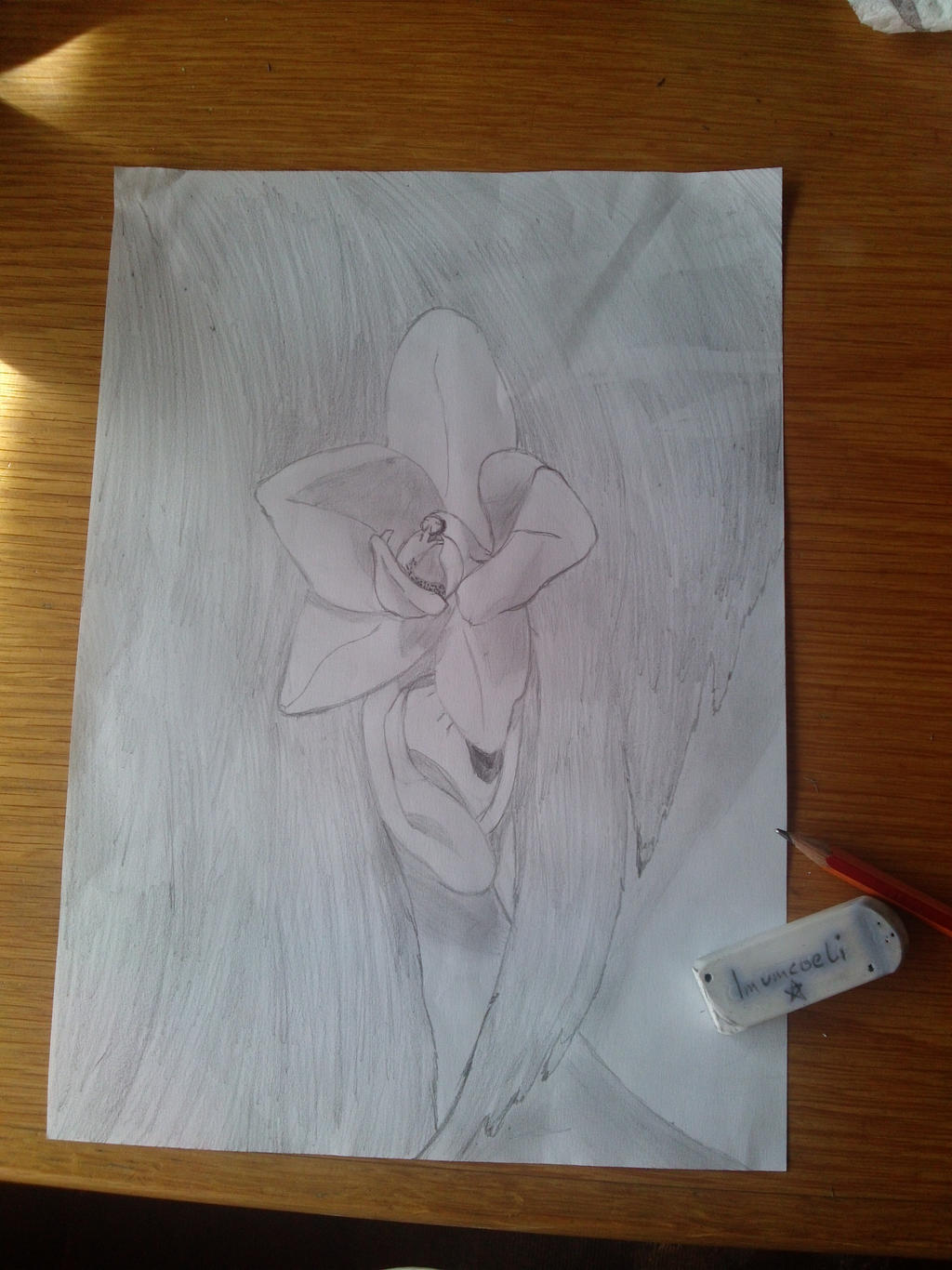 Flower on the ear
