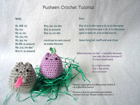 Crochet Pusheen FREE Tutorial