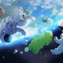 Tea party on the milky way.
