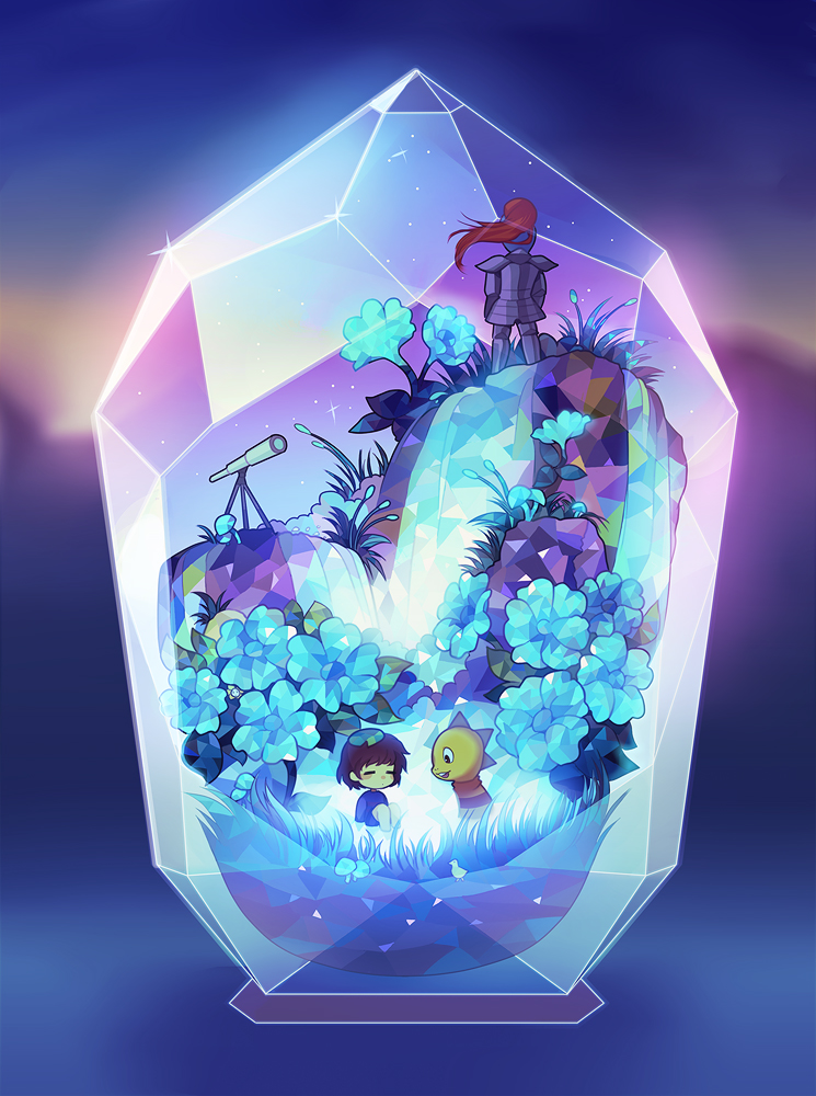Echo flower terrarium by longestdistance
