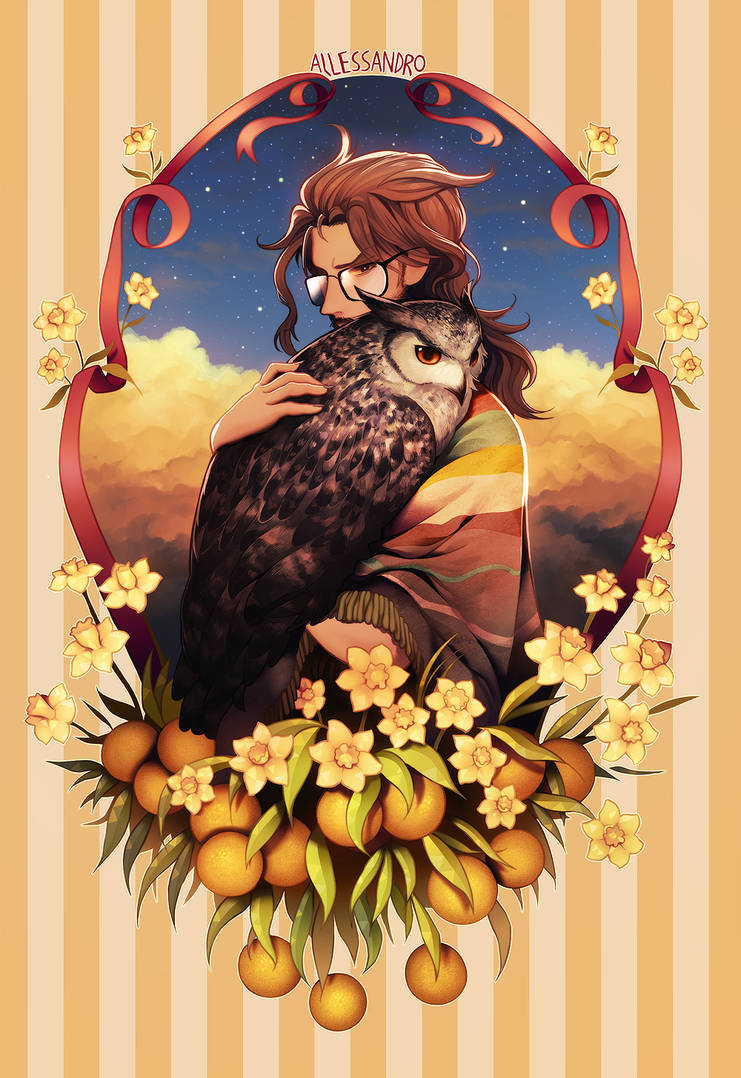 Allessandro, owl of dawn. by longestdistance