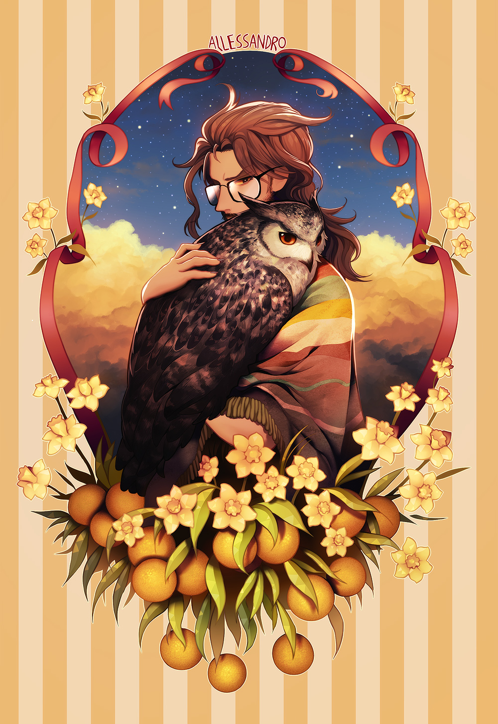 Allessandro, owl of dawn. by longestdistance