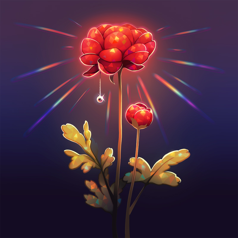 Flower lamp. by longestdistance