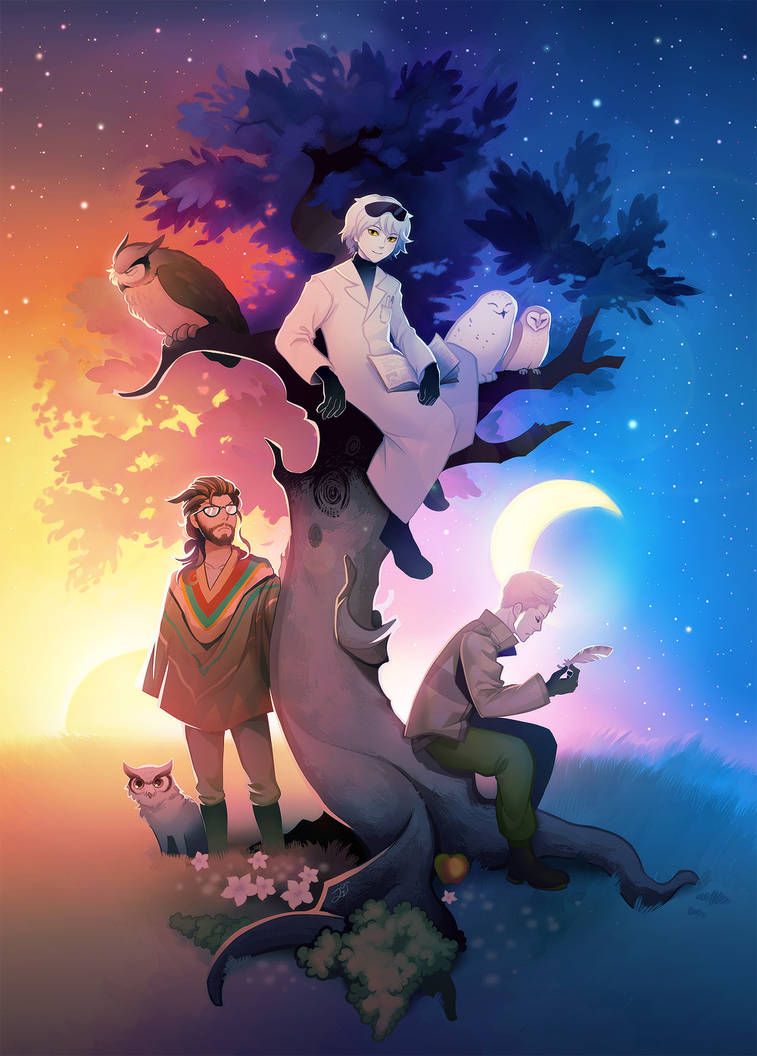 Daybreak ~ Owl tree by longestdistance