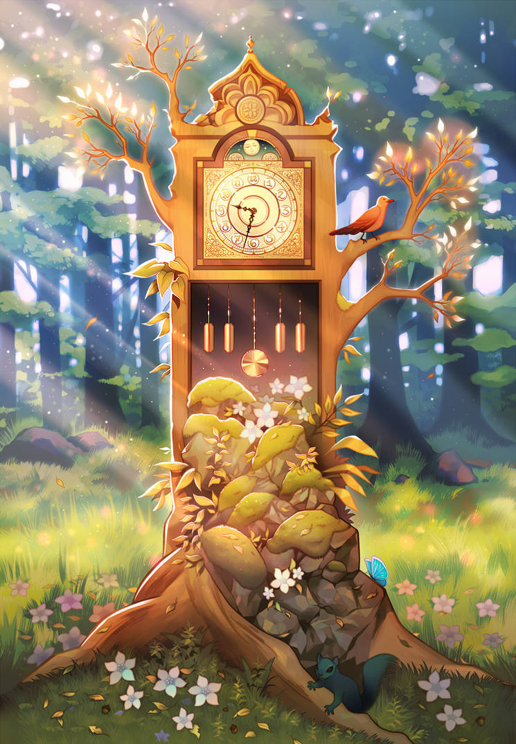 Download Grandfather Clock Terrarium By Longestdistance On Deviantart