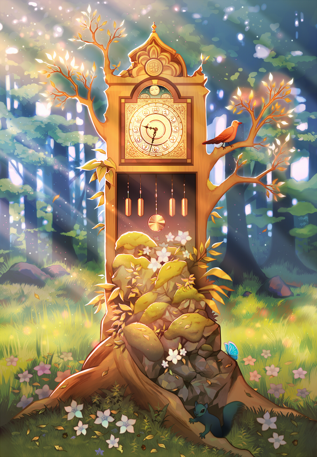 Download Grandfather Clock Terrarium By Longestdistance On Deviantart