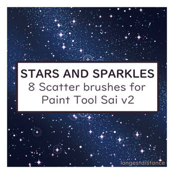 Stars and sparkle scatter brushes for SAI2