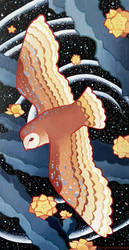 Cosmic barn owl.