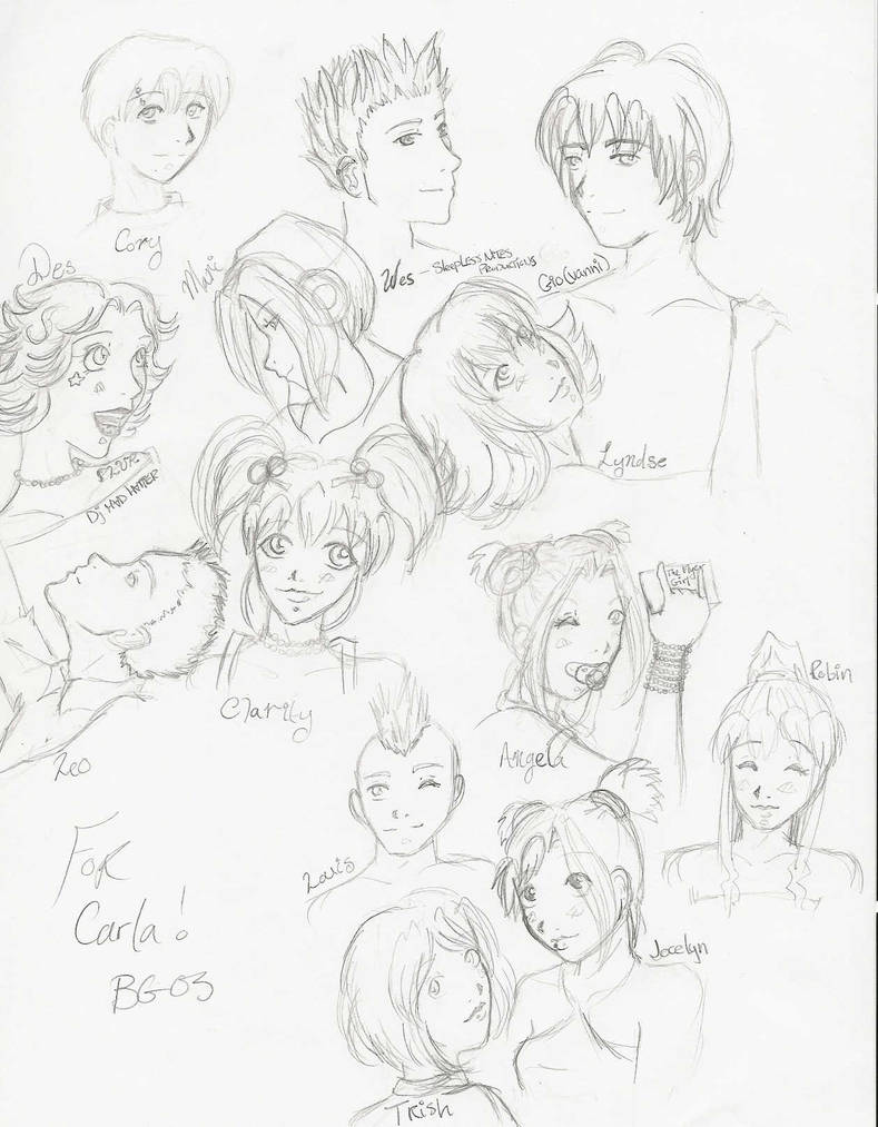 Random Raver Characters by britzbitzcandyco on DeviantArt