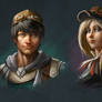 Steampunk Character Portraits