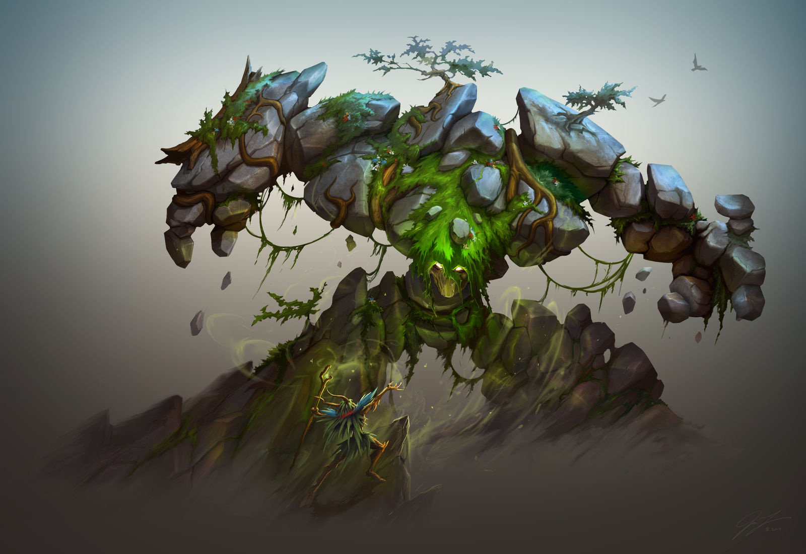 Earth Elemental by Art-of-Li on DeviantArt