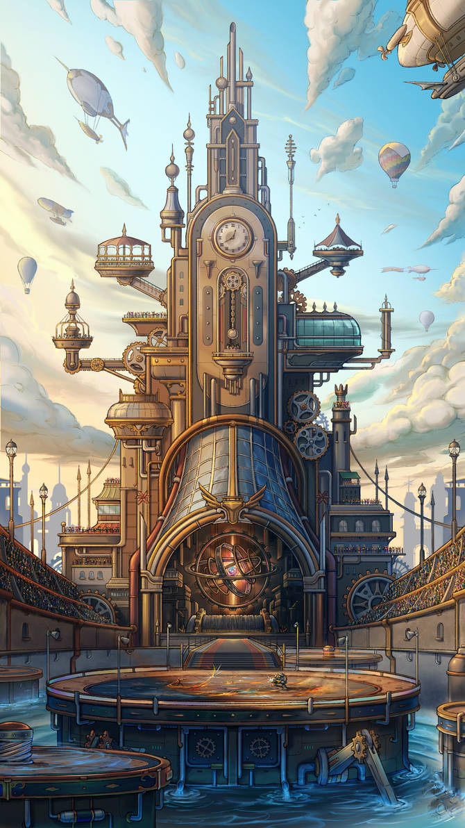 Aetheric Core OC: The Spire - Aethercore World Ring by Art-of-Li on DeviantArt