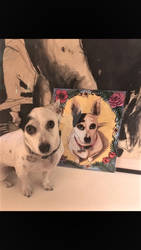 Roscoe Commissioned Artwork with Client