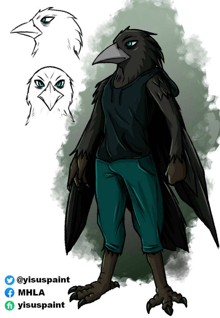 Raven- commission open by YisusPaint on DeviantArt