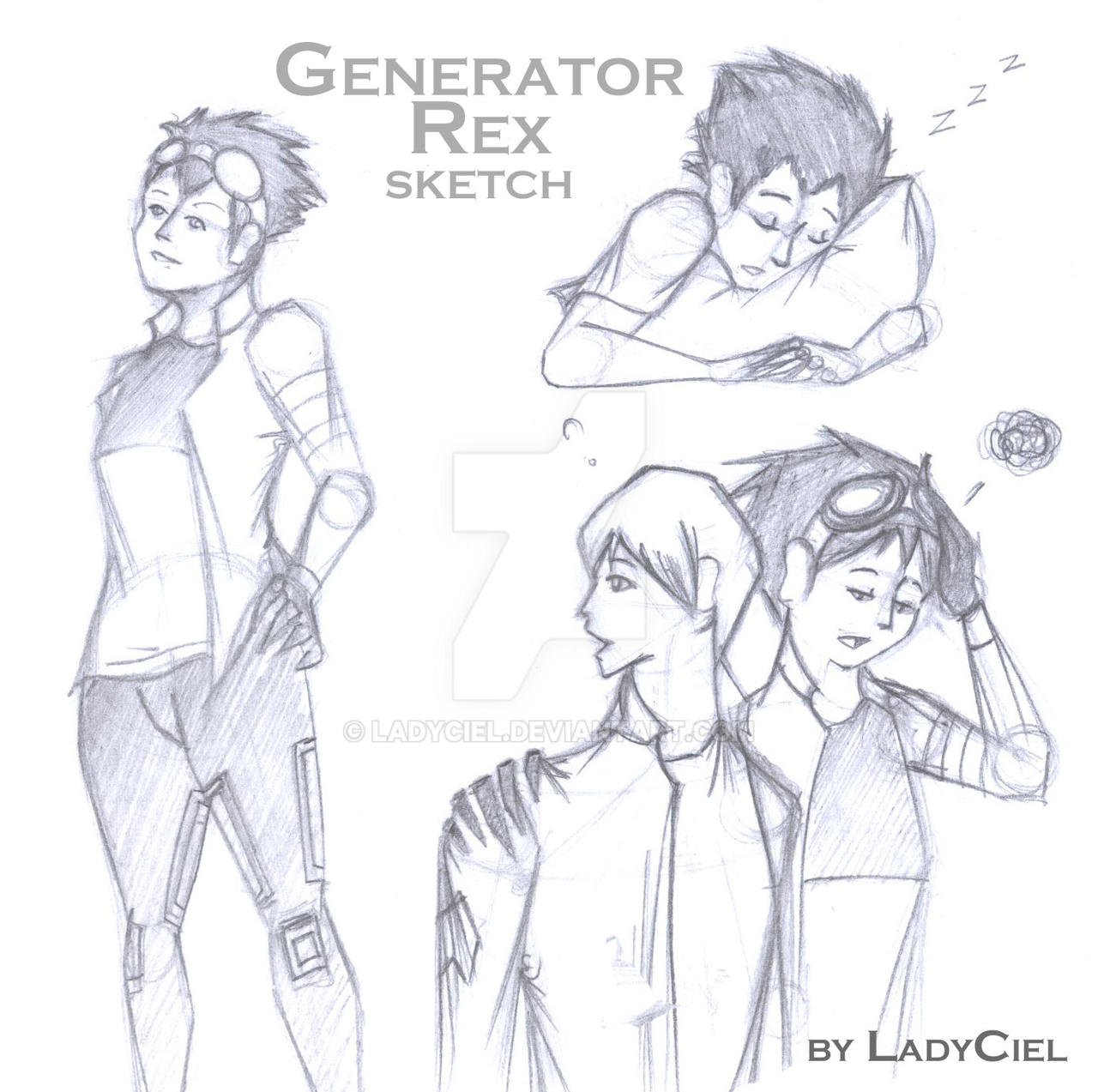 Deviantart Generator Rex Rwby Generator Rex sketch by LadyCiel on DeviantArt