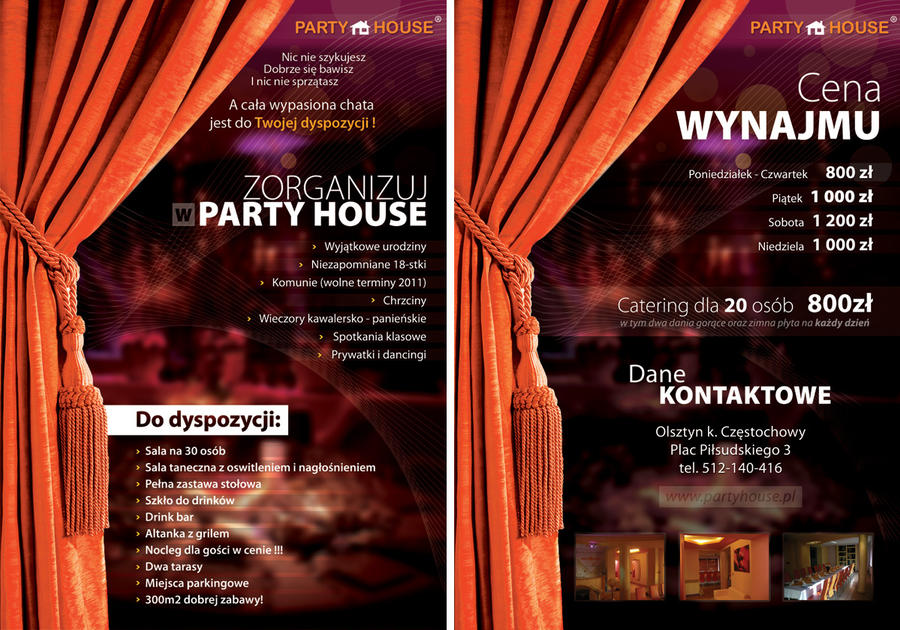 PartyHouse flyer