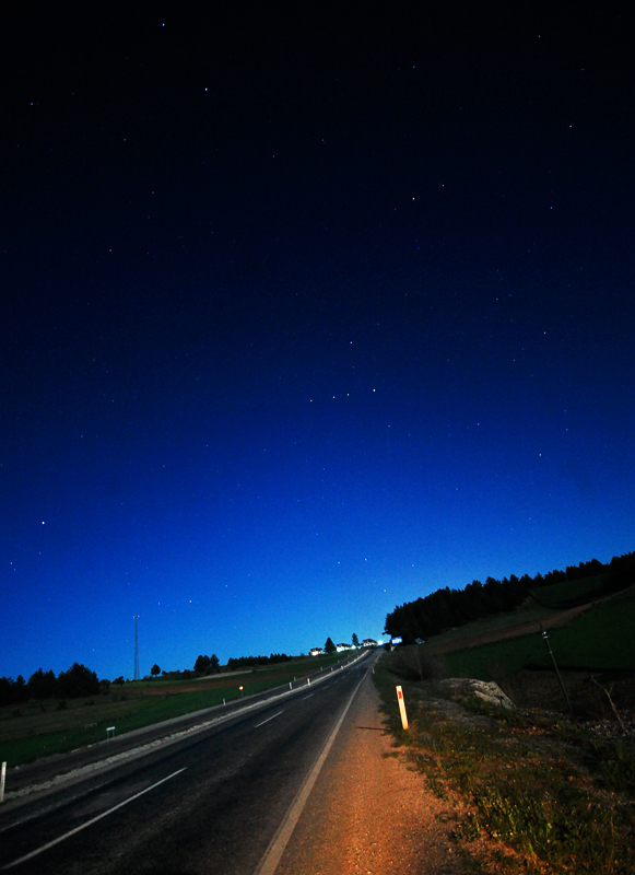 starry road