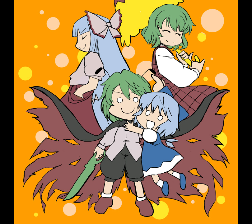 Wriggle Nightbug and Cirno ID