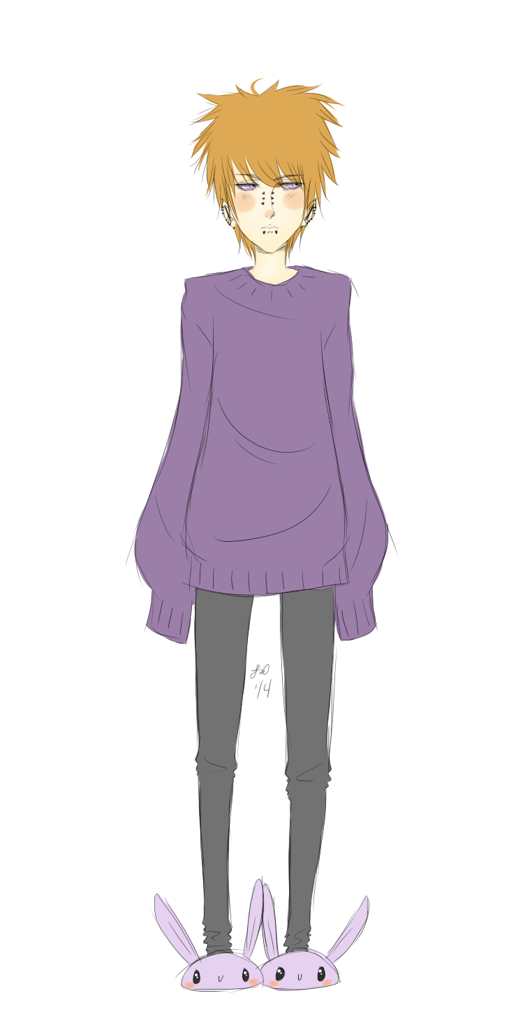 Pein in a sweater