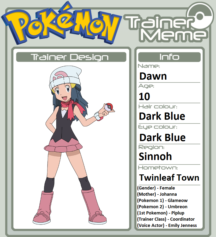 Pokemon Dawn — Homepage