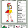 Trainer Profile: Leaf Green (Animedalek1)