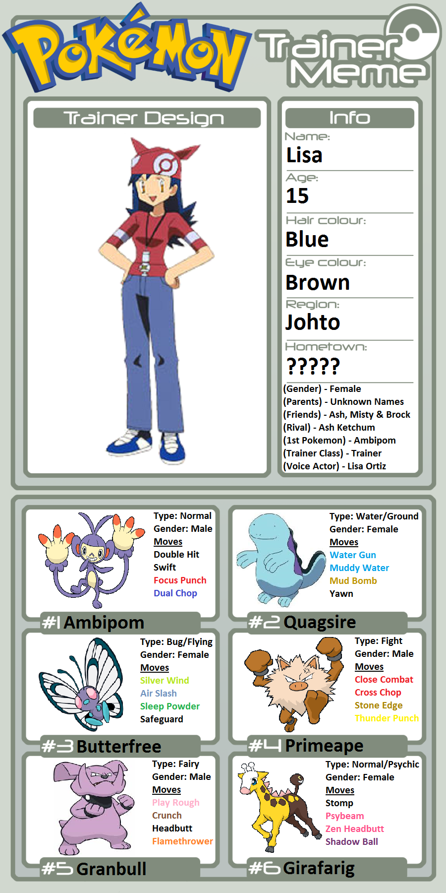 Trainer Profile: Dawn by rbta123 on DeviantArt