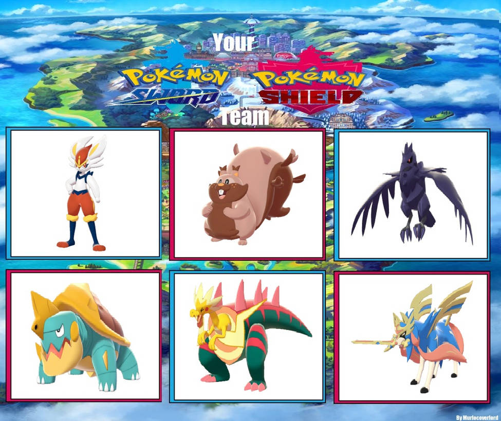 My Pokemon Team in Pokemon Sword by WillDinoMaster55 on DeviantArt