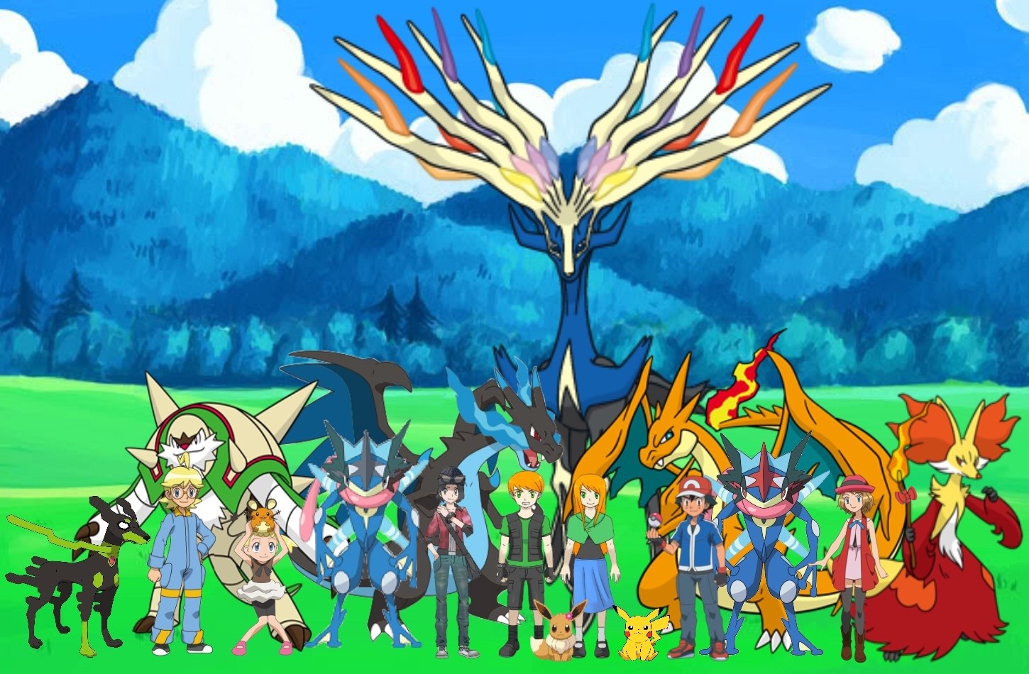 Pokemon Ash Ketchum current team by Manu1234567891011 on DeviantArt