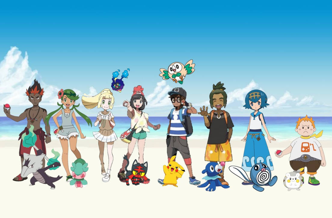 Pokemon: Sun and his Friends by WillDinoMaster55 on DeviantArt