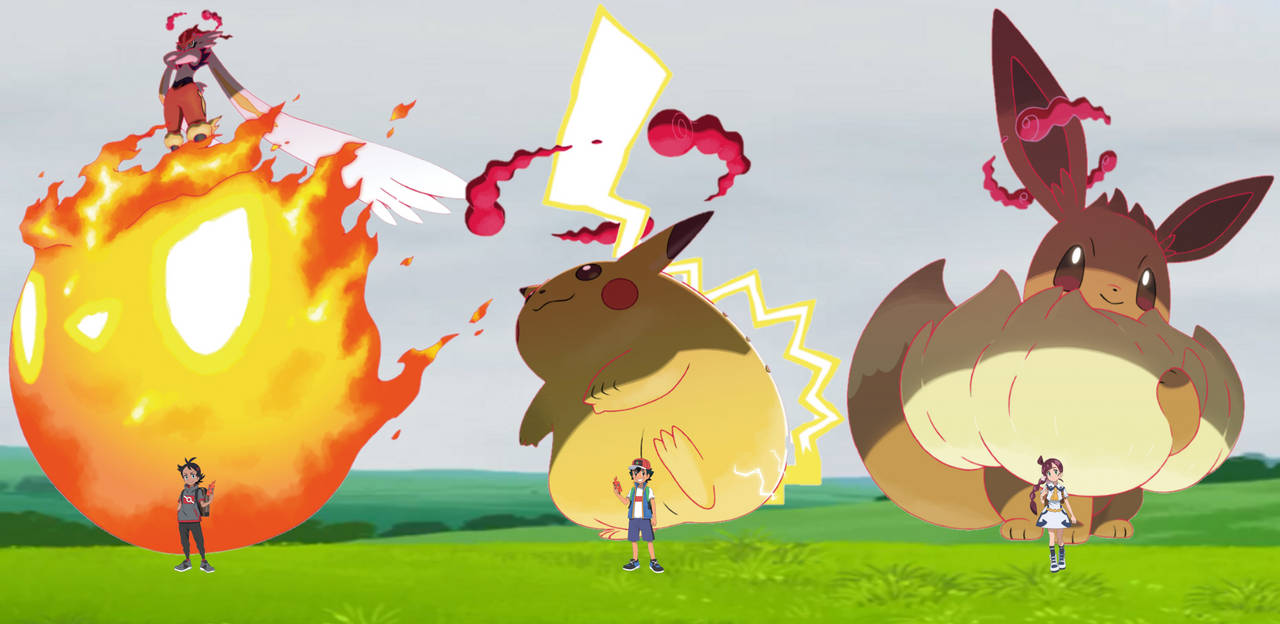 Ash, Goh and Chloe's Gigantamax Pokemon by WillDinoMaster55 on DeviantArt