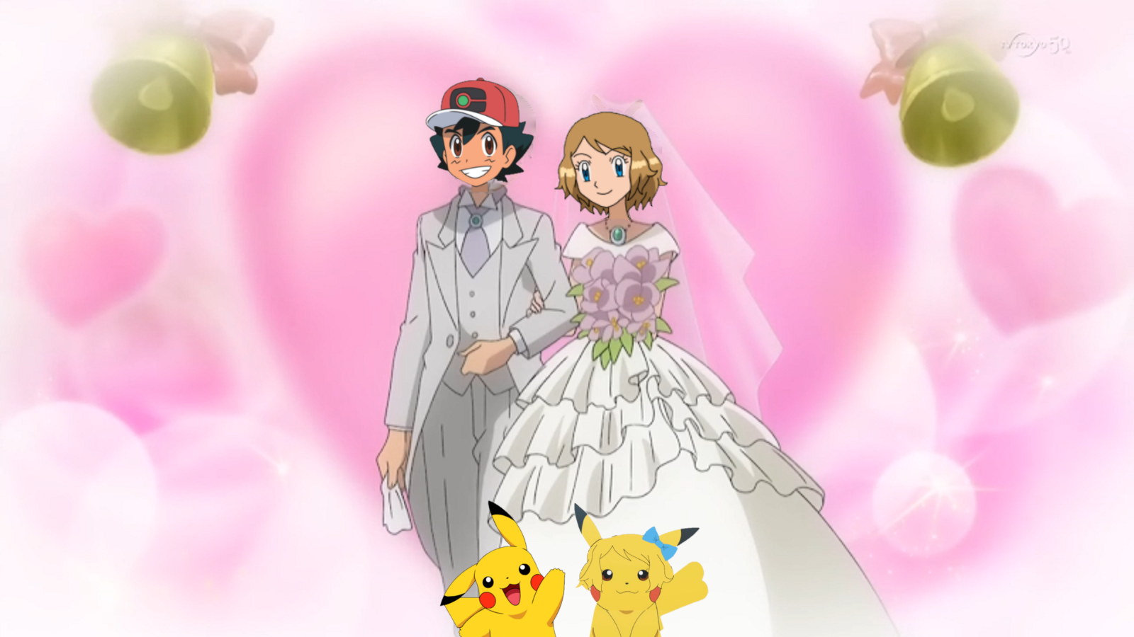 Ash And Serena'S Amour Wedding By Willdinomaster55 On Deviantart