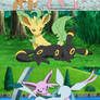 Eevee and the Eeveelutions