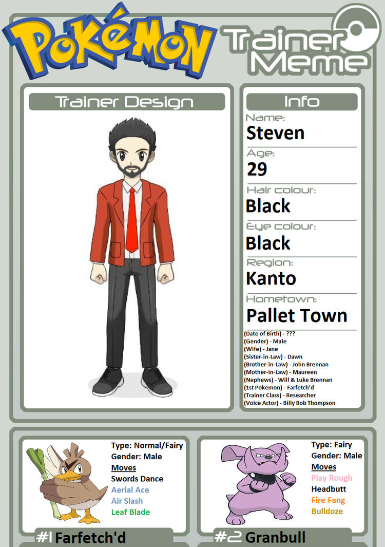 Pokemon Quest: Steven (My OC) by WillDinoMaster55 on DeviantArt