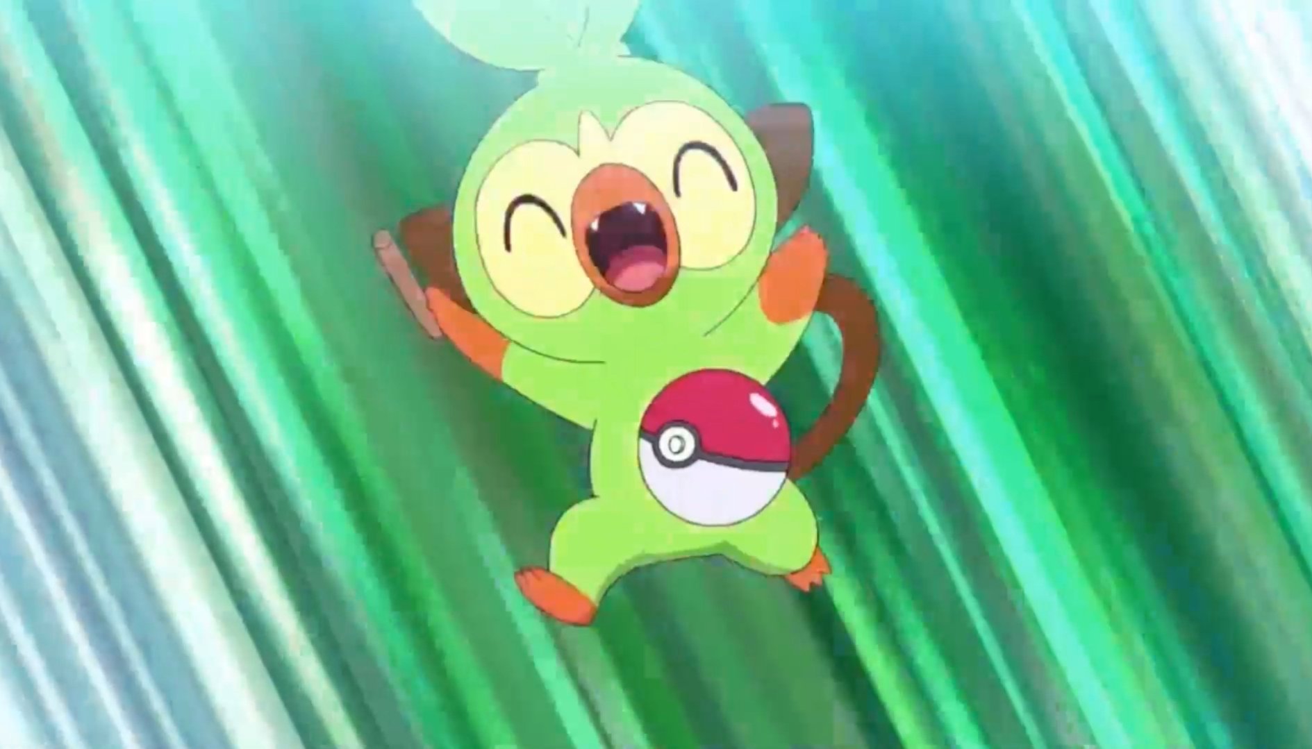 Goh caught Grookey by WillDinoMaster55 on DeviantArt
