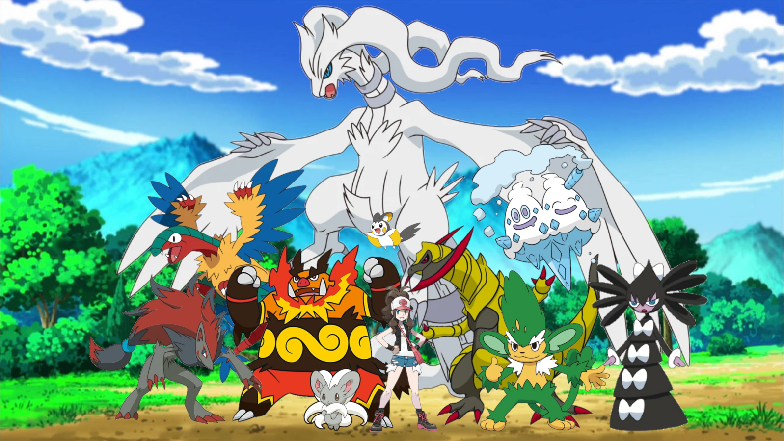 Unova Starter Styles by Tails19950 on DeviantArt