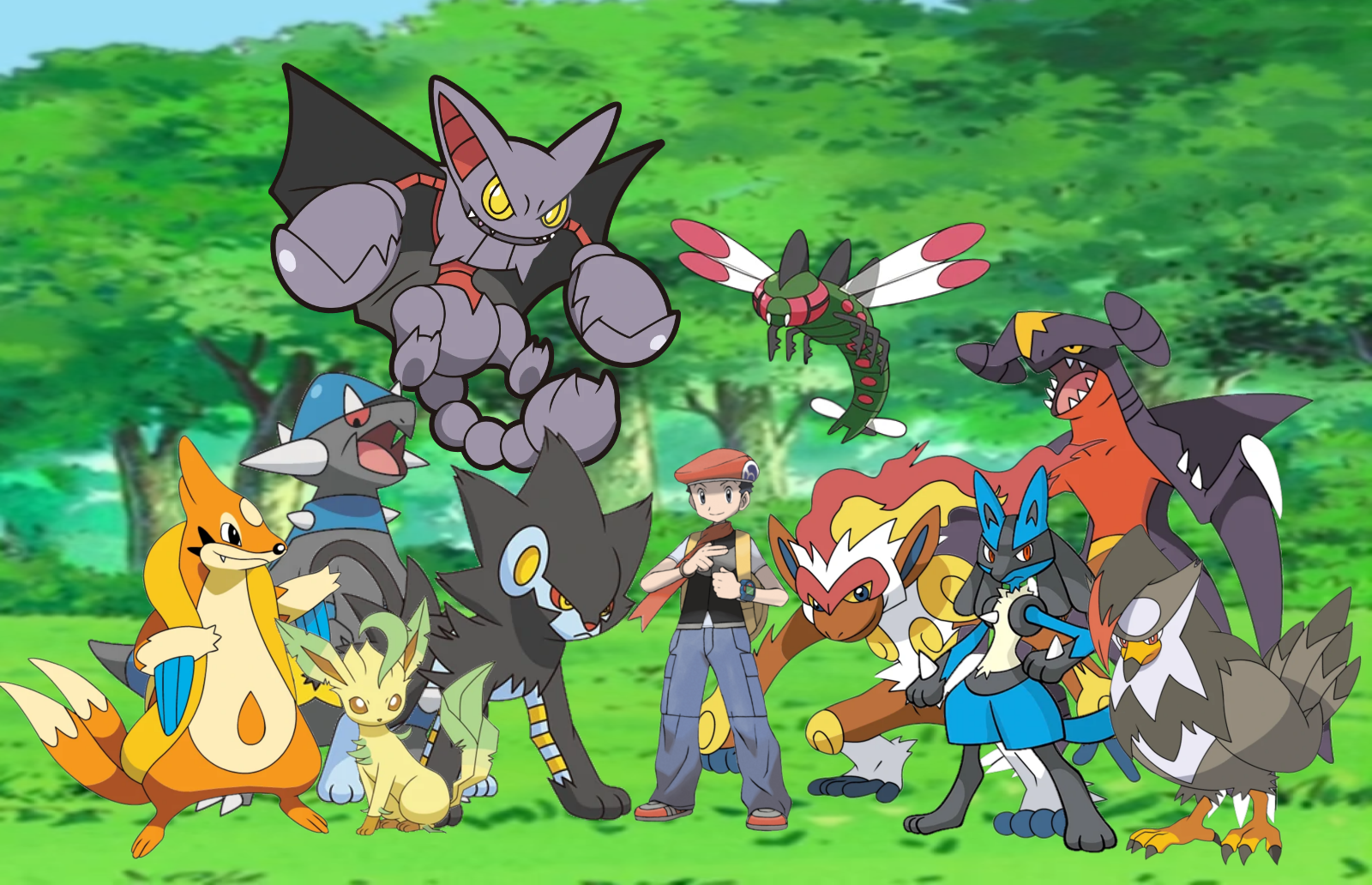 Ash's Alola Pokemon Team by WillDinoMaster55 on DeviantArt